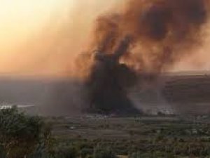 Askeri alanda patlama