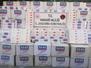 52 bin 500 paket kaçak sigara ele geçirildi