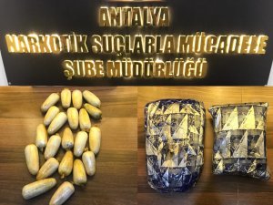 Antalya’ya uyuşturucu götüren 2 şüpheli yakalandı
