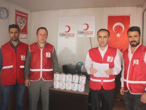 Kızılaydan bin 200n aileye kavurma yardımı