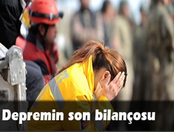 Depremin son bilançosu