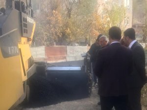 Belediye başkan yardımcıları çalışmaları denetledi