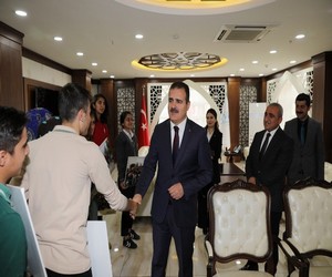 Öğrencilerden Valimize Teşekkür Ziyareti