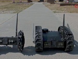 İnsansız kara aracı göreve hazır