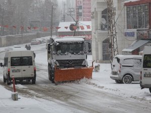 Başkale’de kar yağışı