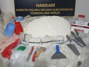 Yüksekova: 30 kilo 500 gram eroin ele geçirildi