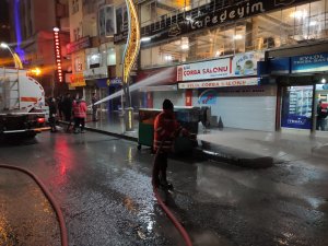 Kış ortasında Hakkari caddeleri pırıl pırıl