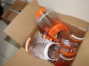 Güvenlik güçlerine siperlik maske desteği