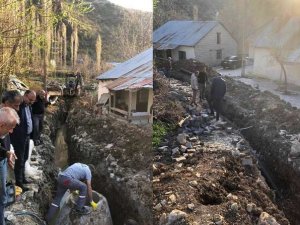 Çukurca Belediyesinden altyapı çalışması