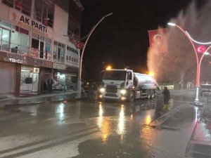 Çukurca'da dezenfekte çalışması