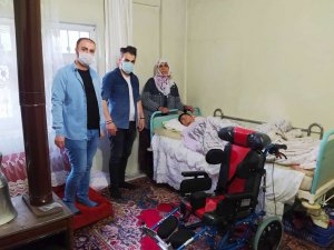 Hakkarili İrdem’e engelli puseti desteği