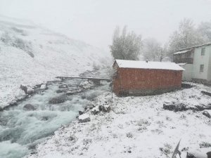 Mayıs ayında kar yağdı