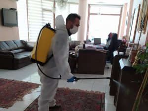 Hukuk büroları dezenfekte edildi
