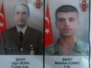 Hakkari’de 2 şehit için tören düzenlendi