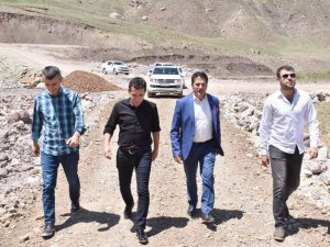 Vali Yardımcısı Duruk, sıcak su kaynağını denetledi
