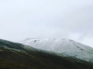 Ağustos ayında kar sürprizi