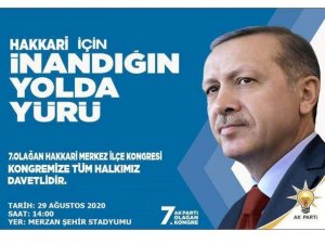 Ak Parti merkez ilçe kongresine davet