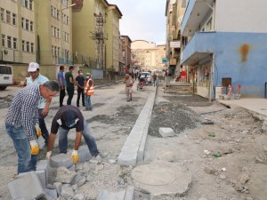 Hakkari Altay Caddesi asfalt için hazırlanıyor