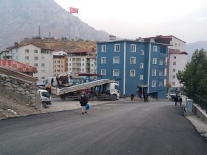 Hakkari Pagan caddesi asfaltlandı