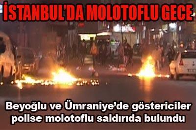 ZIRHLI ARAÇLARA MOLOTOFLO SALDIRI