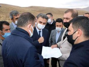 Vali Akbıyık'tan OSB yapılacak bölgede inceleme