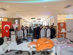 ‘Kadına Şiddete Hayır’ temalı el emeği sergisi