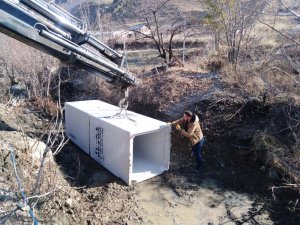 Hakkari Otluca köyünde hummalı çalışma