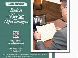 Haydi Türkiye Evden Kur’an Öğrenmeye