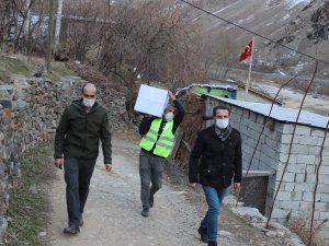 Vefa ekibi vatandaşın yüzünü güldürüyor