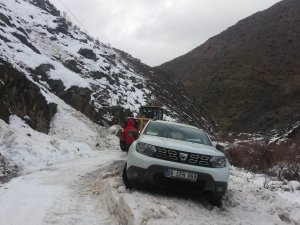 VEDAŞ ekibi çığ tehlikesi atlattı!