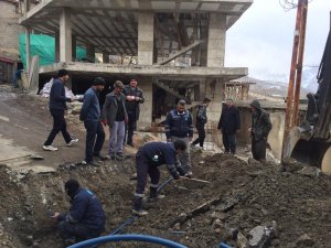 Dondurucu soğukta su arızası onarımı