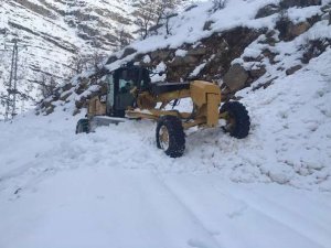Beytüşşebap'ta çığla mücadele sürüyor