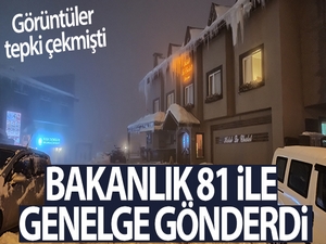 81 İl valiliğine kayak otelleri/ tesisleri için ek genelge
