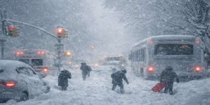 Kar Fırtınası Hayatı Durma Noktasına Getirdi