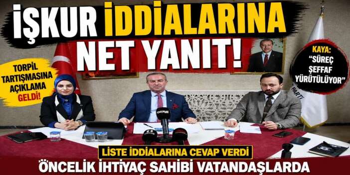 Başkan Kaya, iddialar gerçeği yansıtmıyor