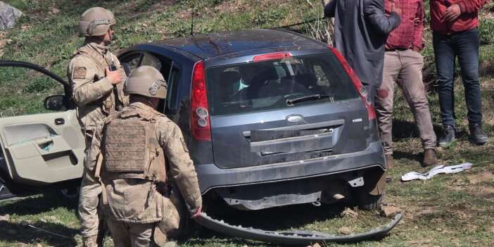 Yüksekova-Van karayolunda trafik kazası 1 ölü, 3 yaralı