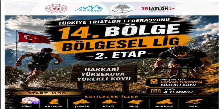 Hakkari'de Triatlon Coşkusu Başlıyor