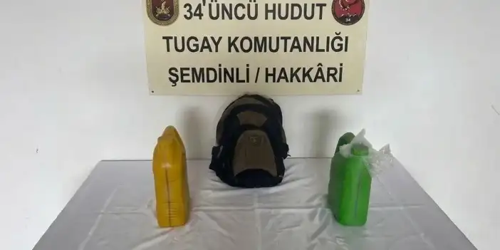 Hakkari hududunda uyuşturucu operasyonu: 8 kilo madde ele geçirildi
