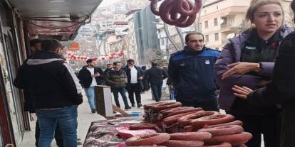 Hakkari'de sucuklara denetim