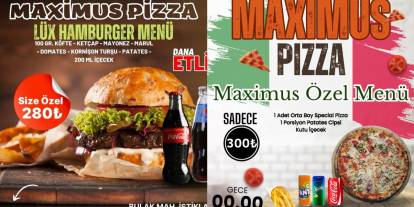 Maximus Pizza Sınırsız Lezzet Şöleni!