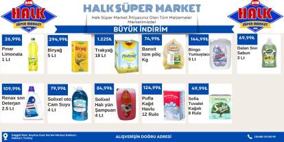 Halk Marketten Şubat Ayı İndirimi