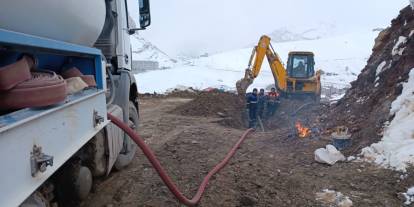 Hakkari'de belediye ekipleri alarmda