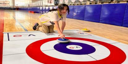 Hakkari’de ilk defa Floor Curling müsabakaları yapıldı