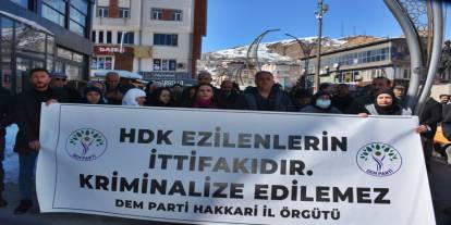 Hakkari DEM Parti'den gözaltı açıklaması