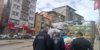 Hakkari Zabıtası çerez yüklü aracı kente almadı