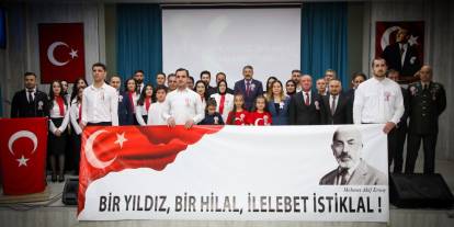 Hakkari'de İstiklal Marşının kabulü anma etkinlikleri