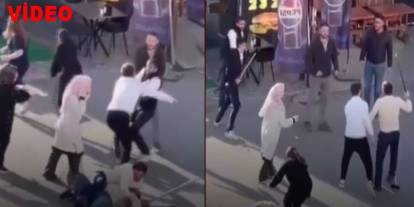 İki grup arasında döner bıçaklı kavga!