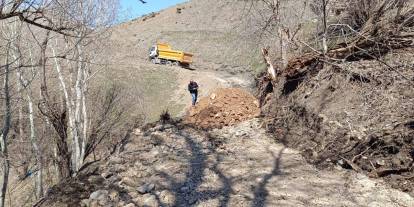 Durankaya'da yol çalışmaları start aldı