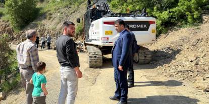 Başkan Fahri Şakar, İlçedeki Çalışmaları Yerinde İnceledi