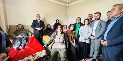 Başkan Kaya'dan Çelik ailesine anlamlı ziyaret